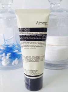 Aesop exfoliating paste